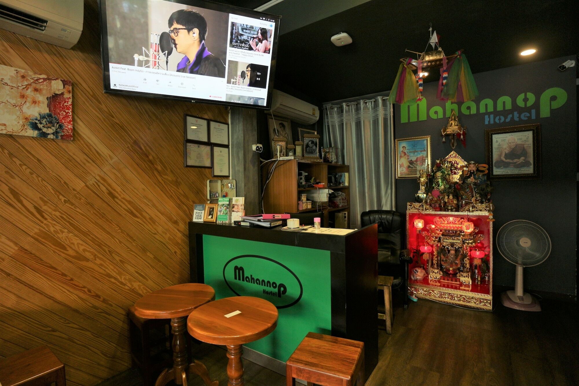 Mahannop Hostel Bangkok Exterior photo